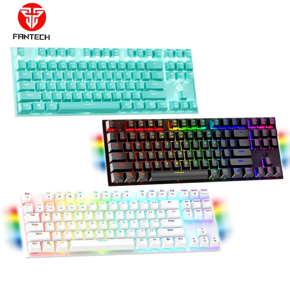 FANTECH MAXFIT87 MK856 RGB MECHANICAL KEYBOARD BLACK FANTECH MAXFIT87 MK856 RGB MECHANICAL KEYBOARD BLACK